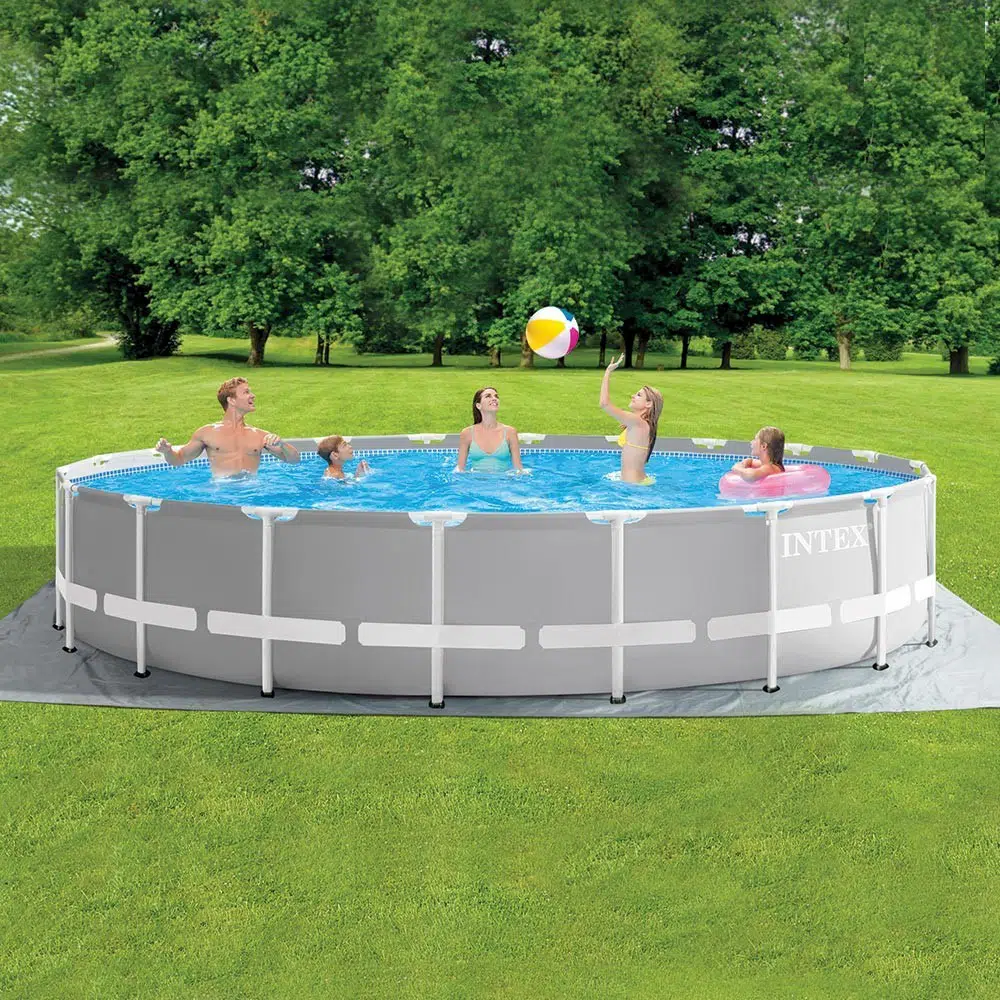 Piscine Prism Frame ronde 6,10 x 1,32 m