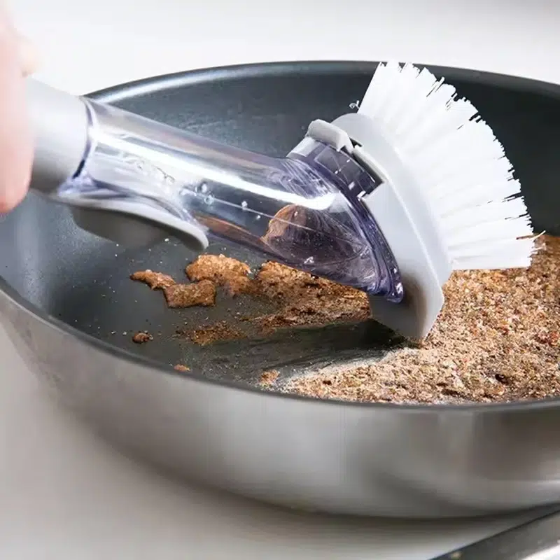 Brosse Lave-Pot Hydraulique avec Réservoir de Savon