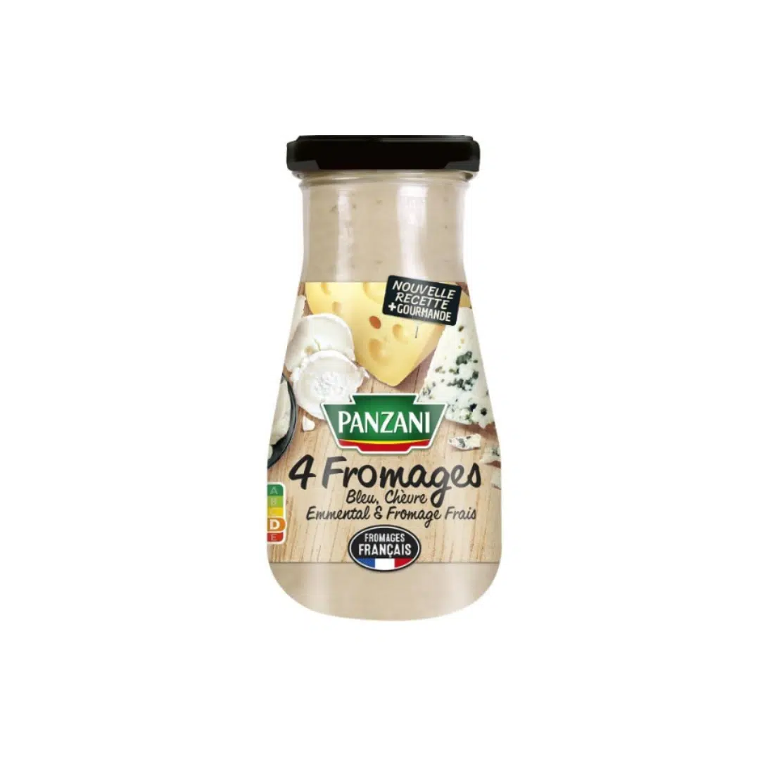 SAUCE 4 FROMAGE 370 GR PANZANI