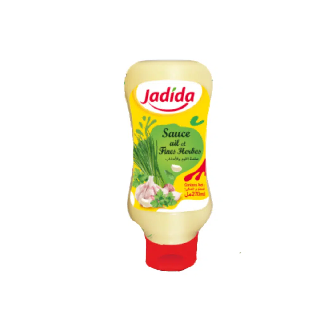SAUCE AIL FINES HERBES JADIDA 270ML