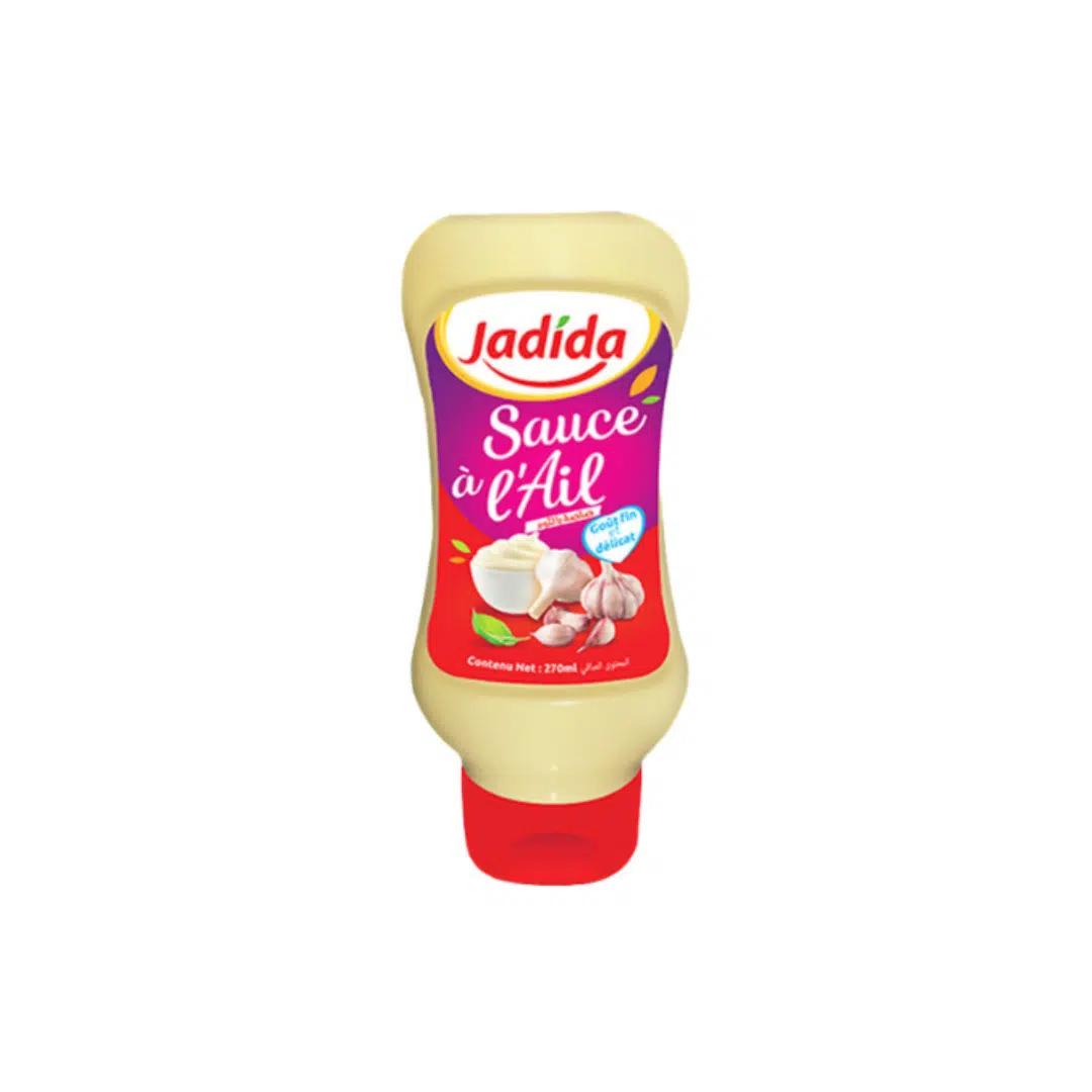 SAUCE A L'AIL 270 ML JADIDA SQZ