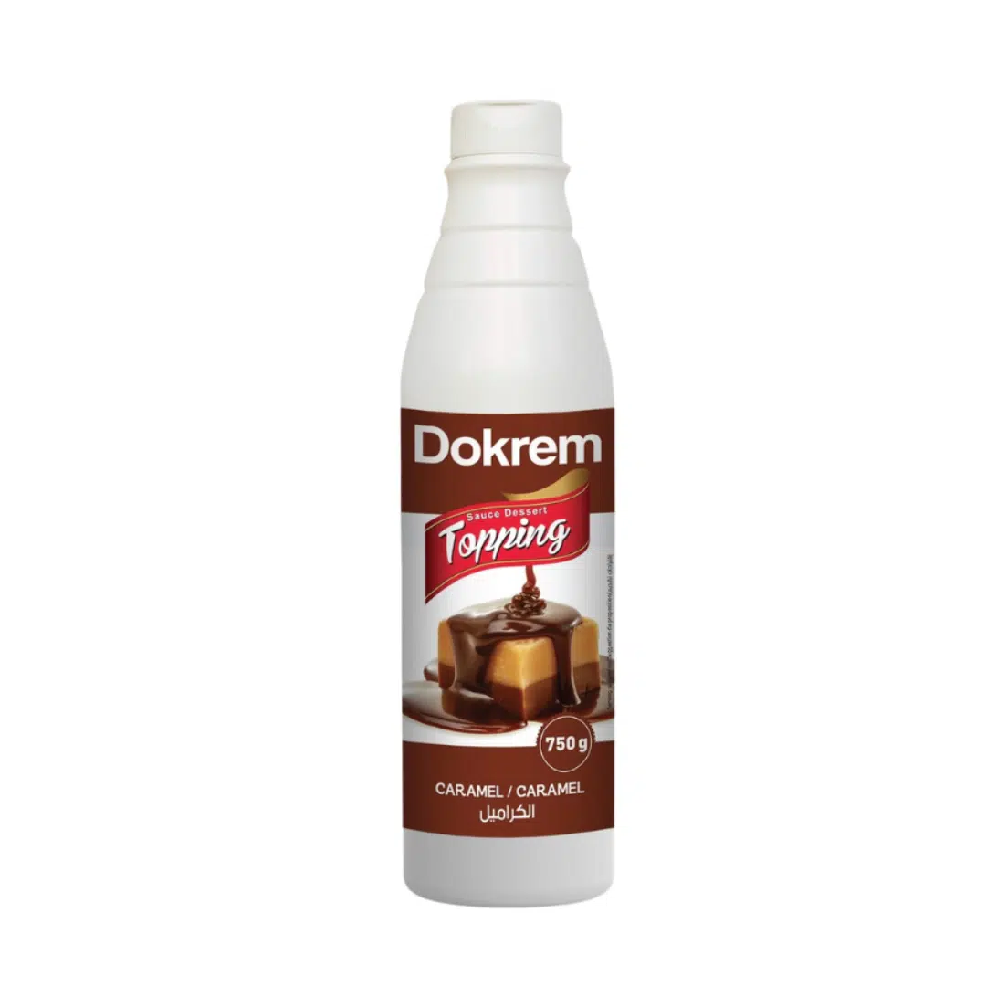 SAUCE TOPPING CARAMEL 750 GR DOKREM
