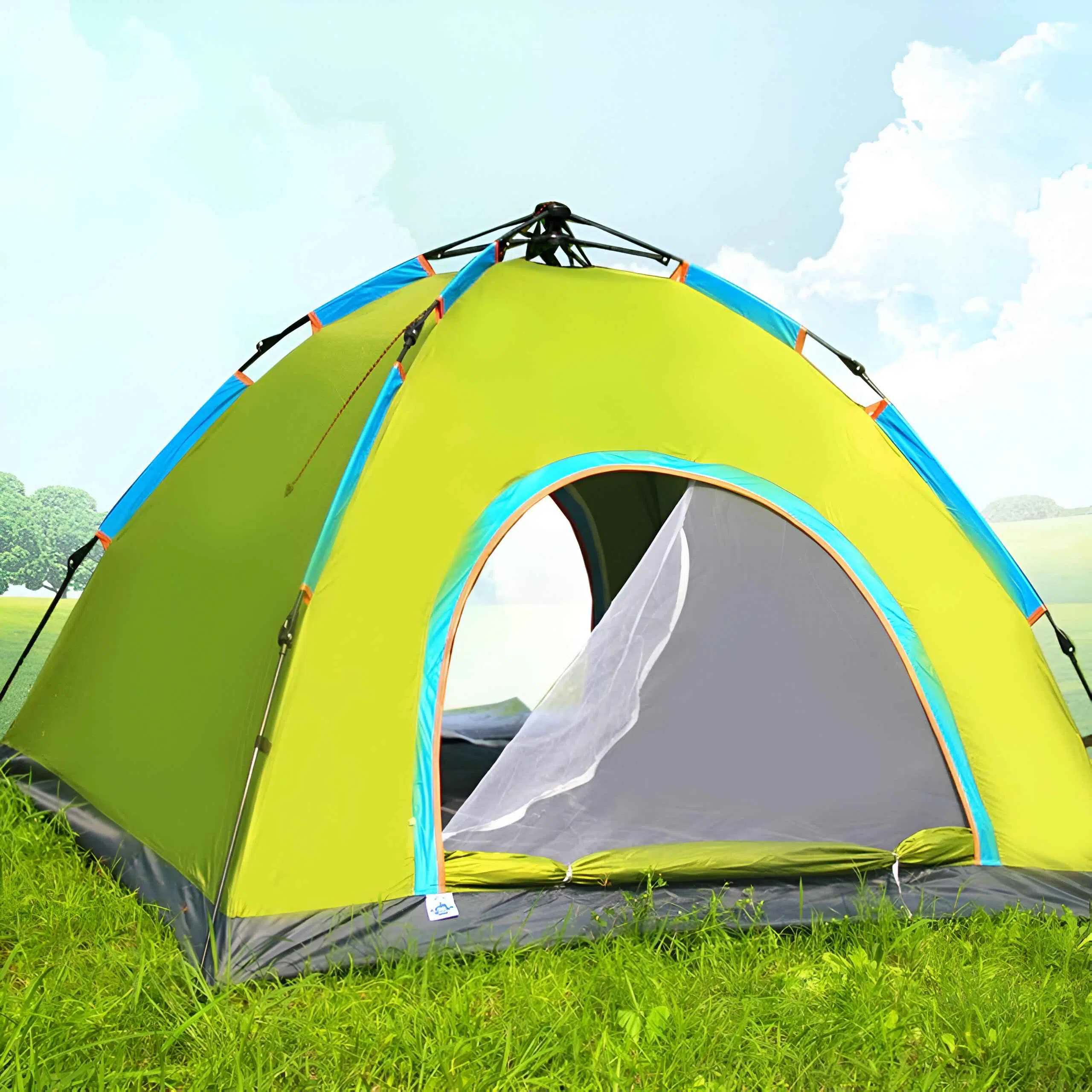 Tente Automatique pour Camping et Plage 220 x 220 x 160cm 6 Places
