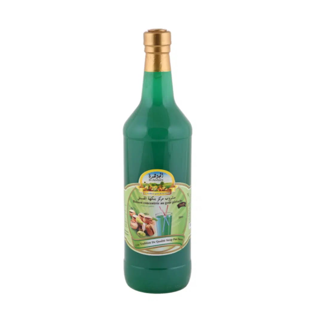 SIROP PISTACHE EN VERRE JAWAHRA 1L