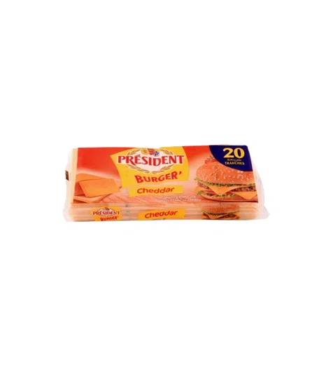 SLICE BURGER CHEDDAR T20 PRESIDENT