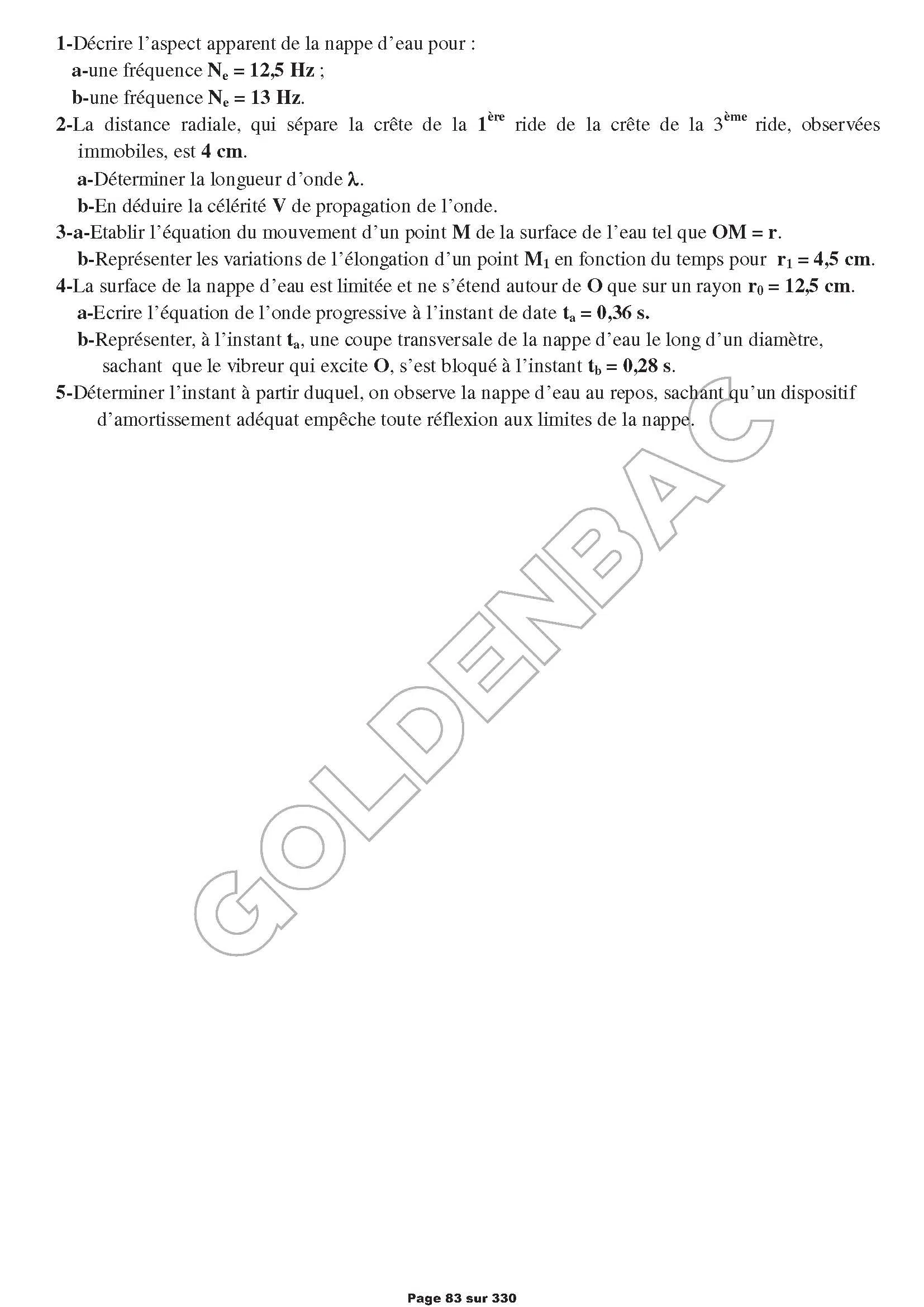 REVISION GLOBALE - TOUTE LANNEE - BAC MATHS