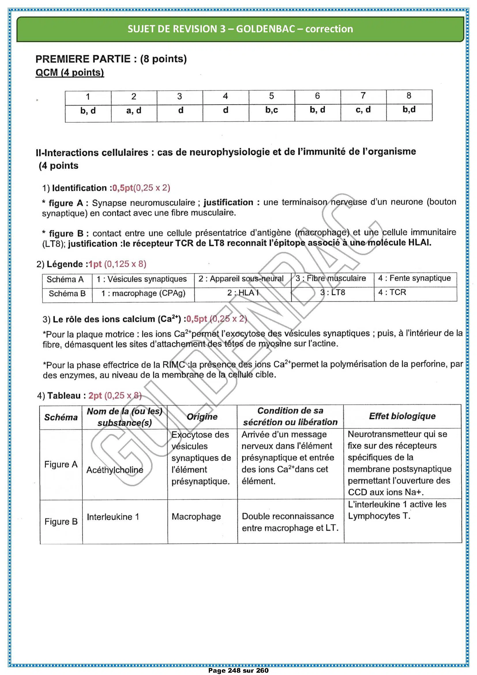 REVISION GLOBALE - TOUTE LANNEE - BAC SC.EXP