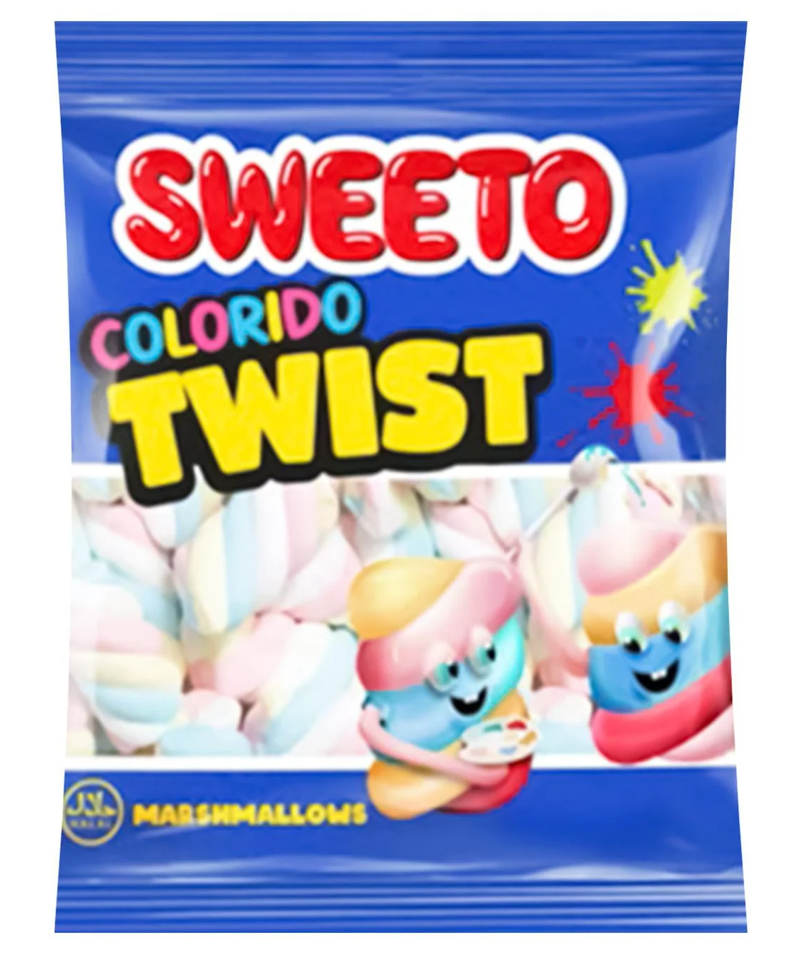 SWEETO JELLY COLORIDO TWIST 60 GR