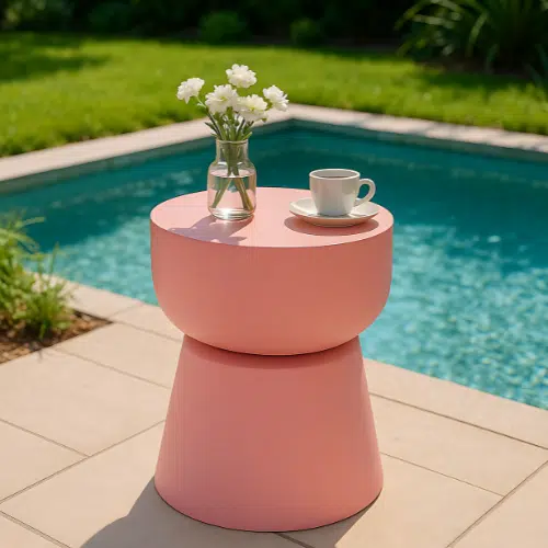 Table d’appoint / Siège d’appoint – D34 cm x H50 cm – Intérieur & Extérieur