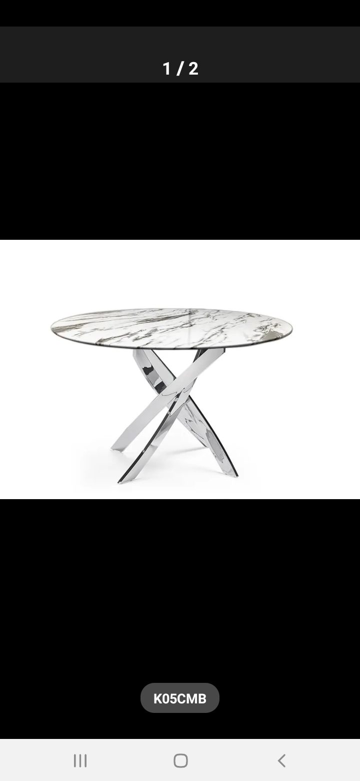 Table jessica ronde+4xchaises