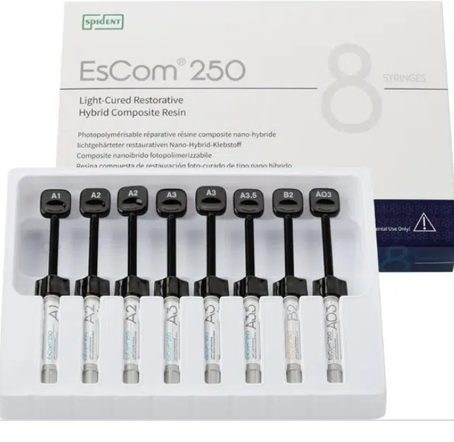 ESCOM 250 RESINE COMPOSITE 8 SERINGUES