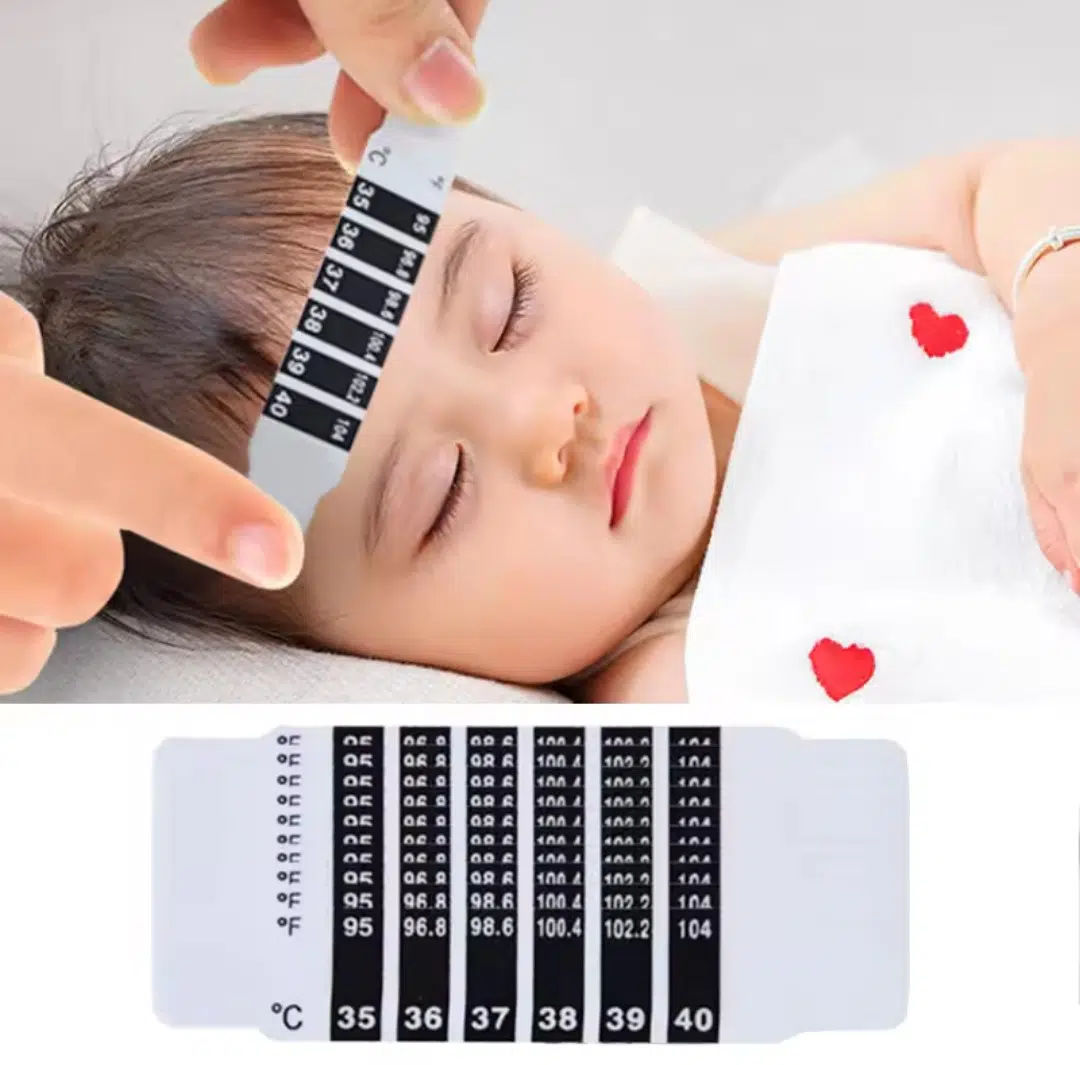 Thermomètre Autocollant Bébé – Rapide, Doux et Sans Stress