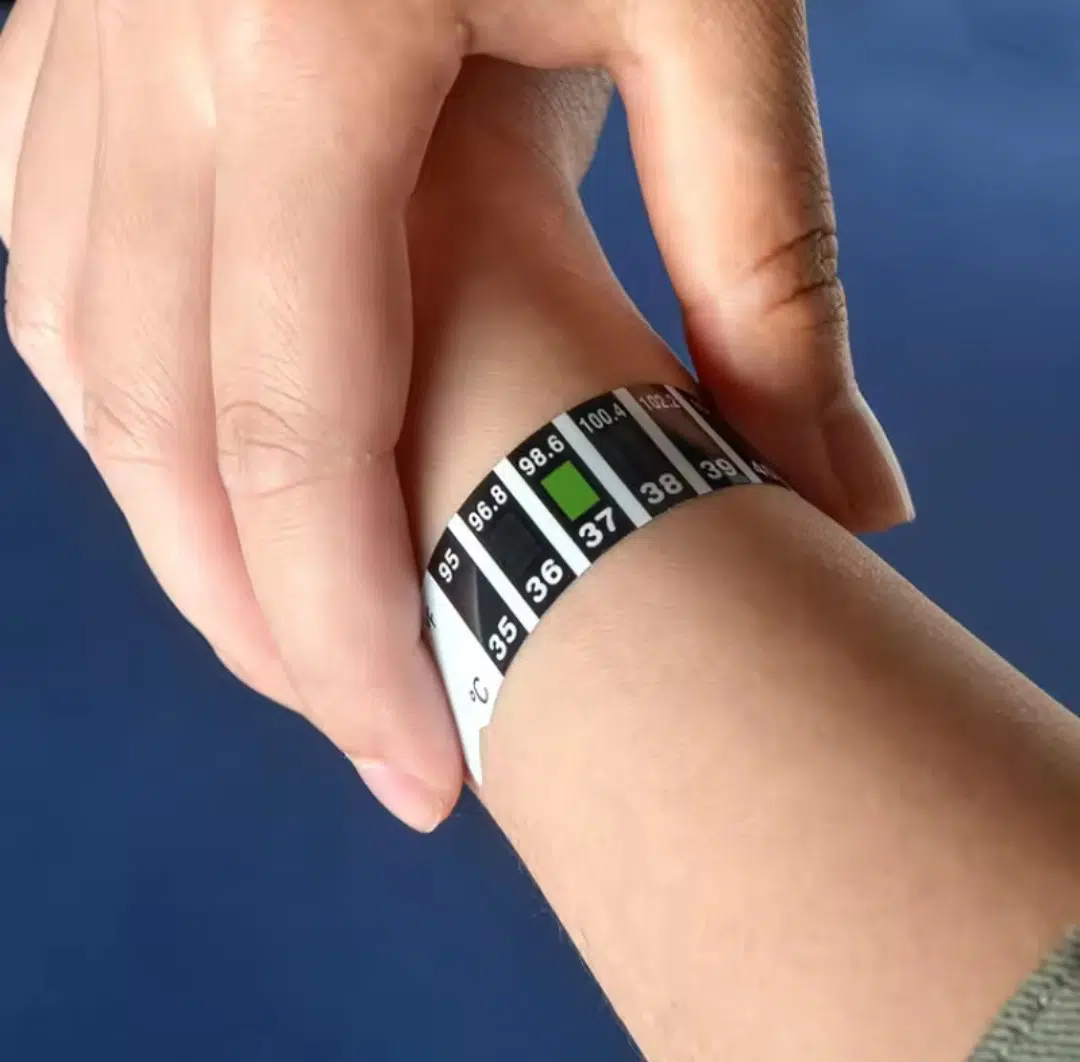 Thermomètre Autocollant Bébé – Rapide, Doux et Sans Stress