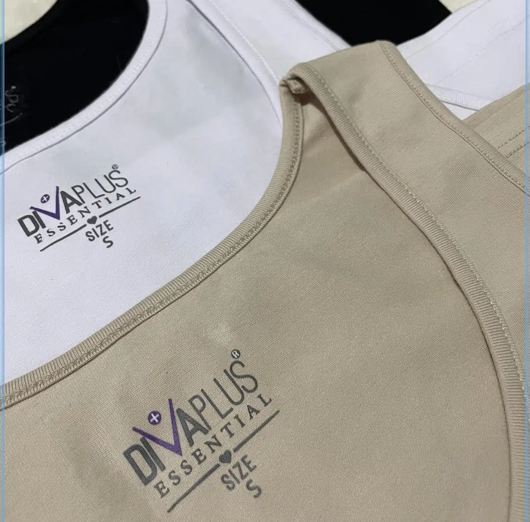 PACK 3 DÉBARDEURS DIVAPLUS EN COTON POUR FEMMES