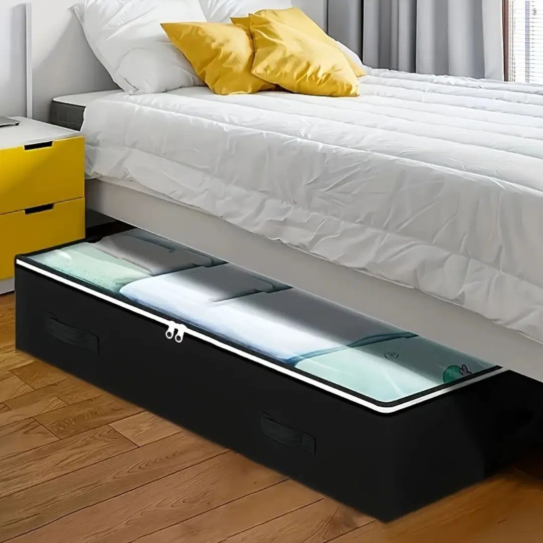 valisette de Rangement Semi-Rigide avec Couvercle Transparent