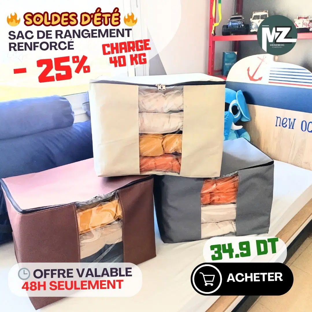 Sac de Rangement Ultra-Résistant – Capacité 40 kg