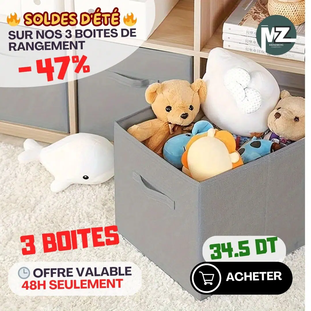 3 box de rangement MODUCASA