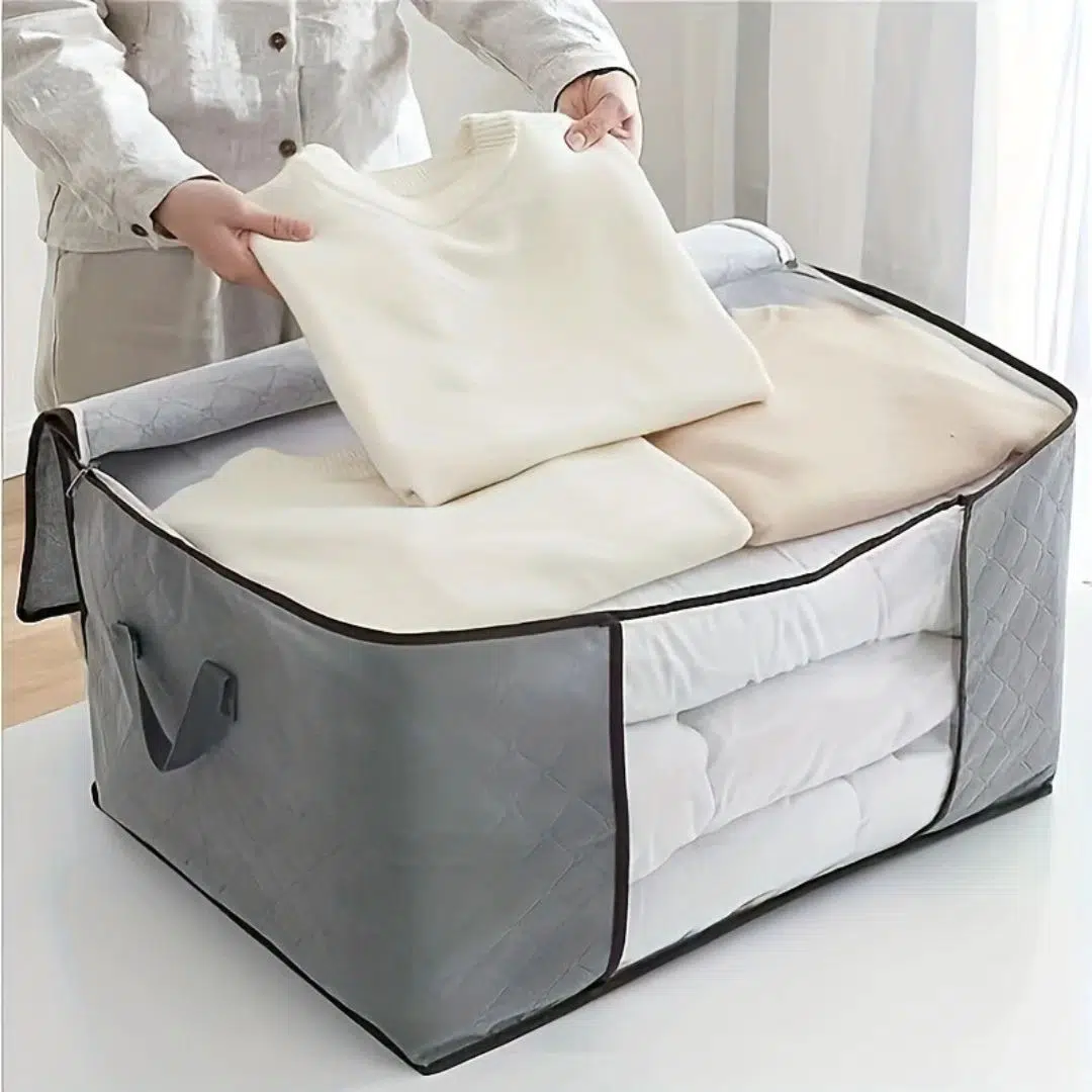 Pack de 8 Sacs de Rangement Vêtements et Couettes – 50 x 40 x 40 cm