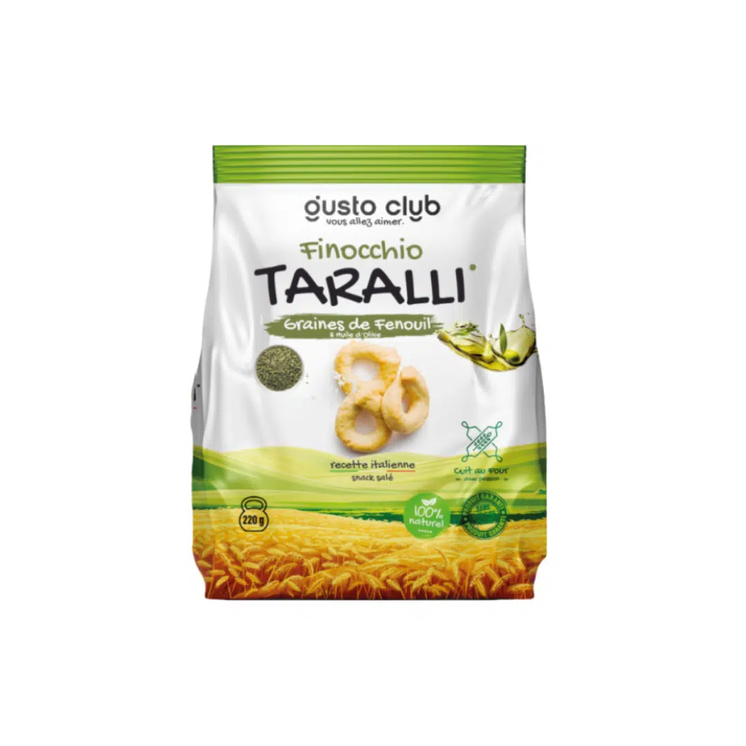 TARALLI GRAIN DE FENOUIL 140 GR