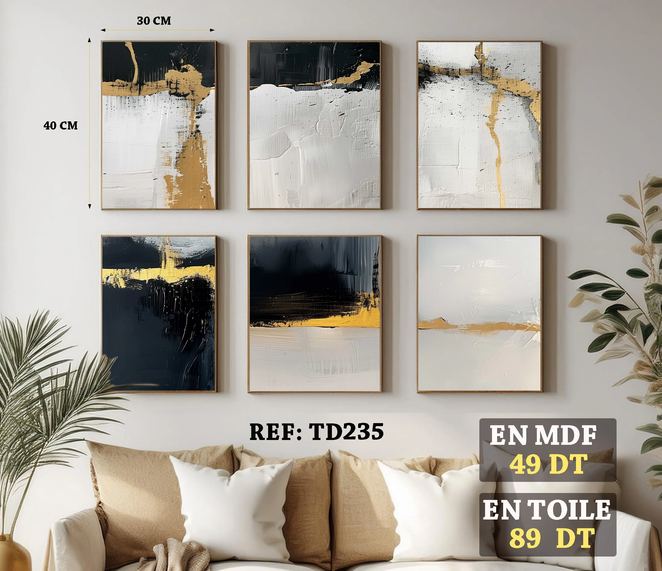 Compositions 6 Pièces