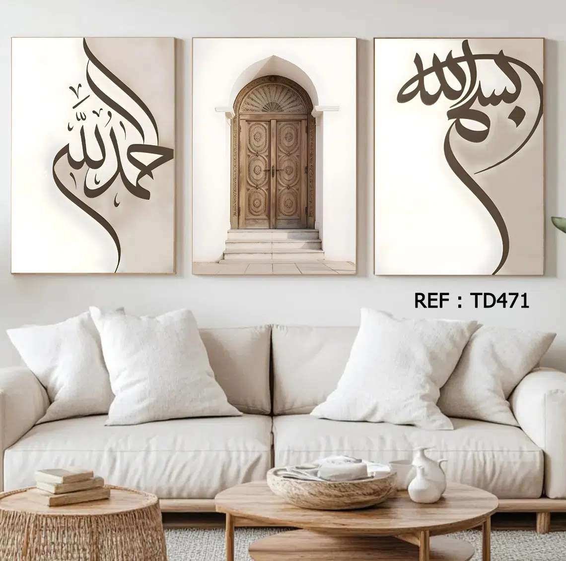 Tableaux Décoratif 3 pièces - (60x40)cm x3 - TD471