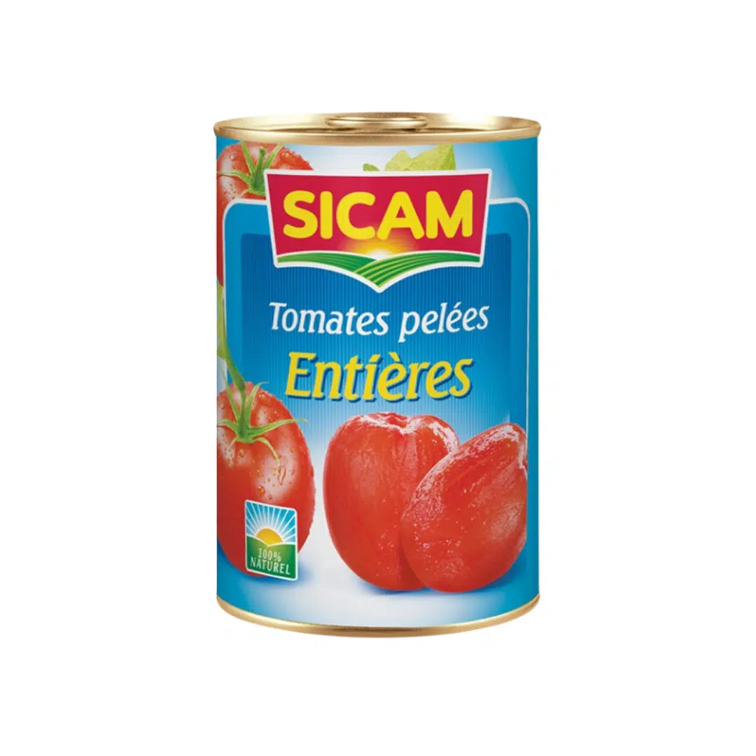 TOMATE PELEE ENTIER 3KG SICAM