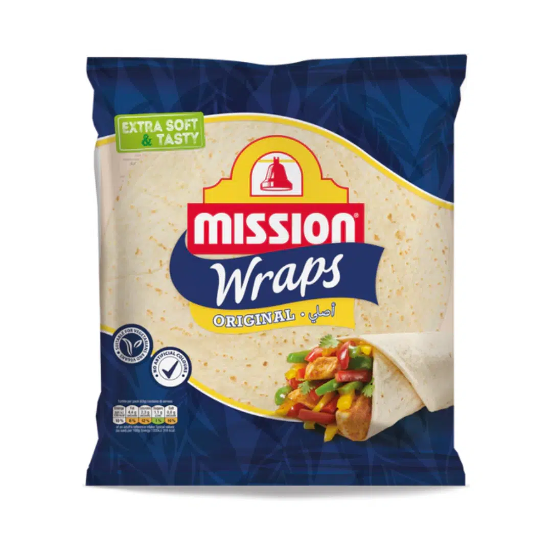 TORTILLAS ORIGINAL 25 CM MISSION WRAPS
