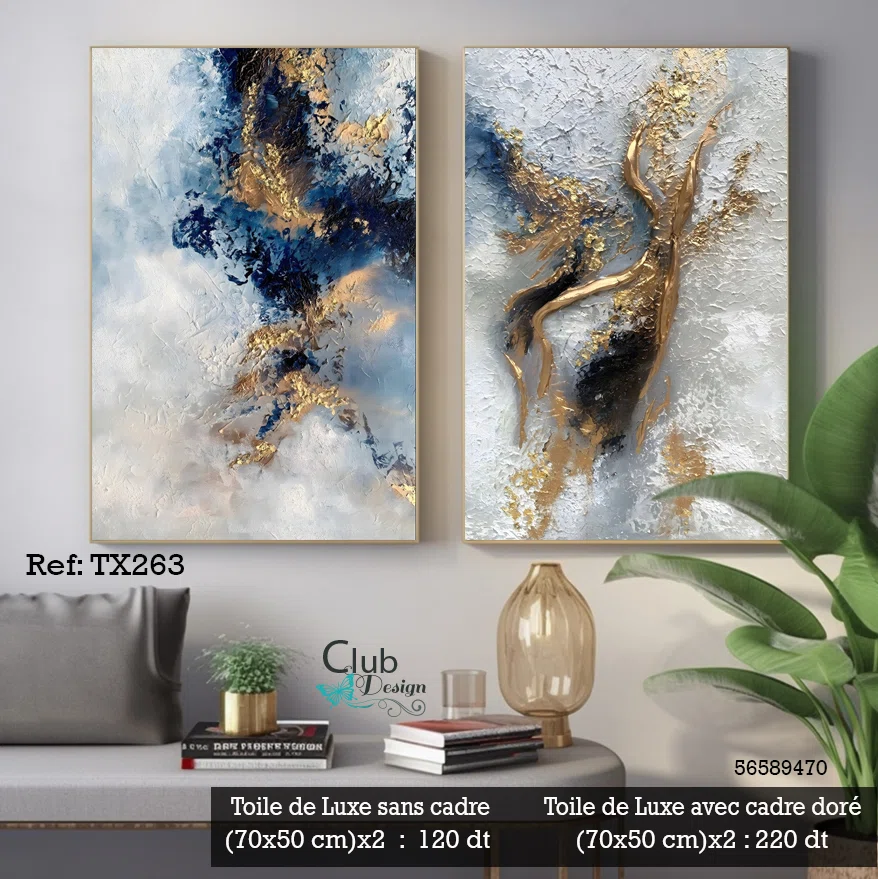 Tableau décoratif en Toile de Luxe -TX263