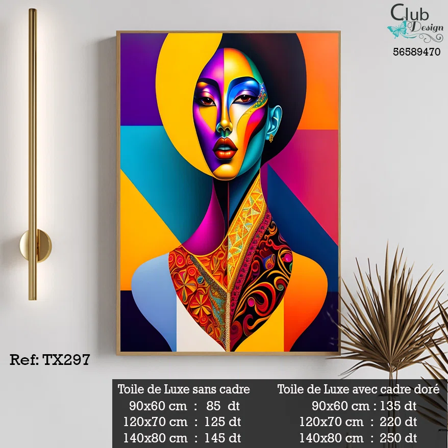 Tableau décoratif en Toile de Luxe -TX297