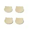 Ensemble de 4 Sets de Table Amusants en Forme d’Ours