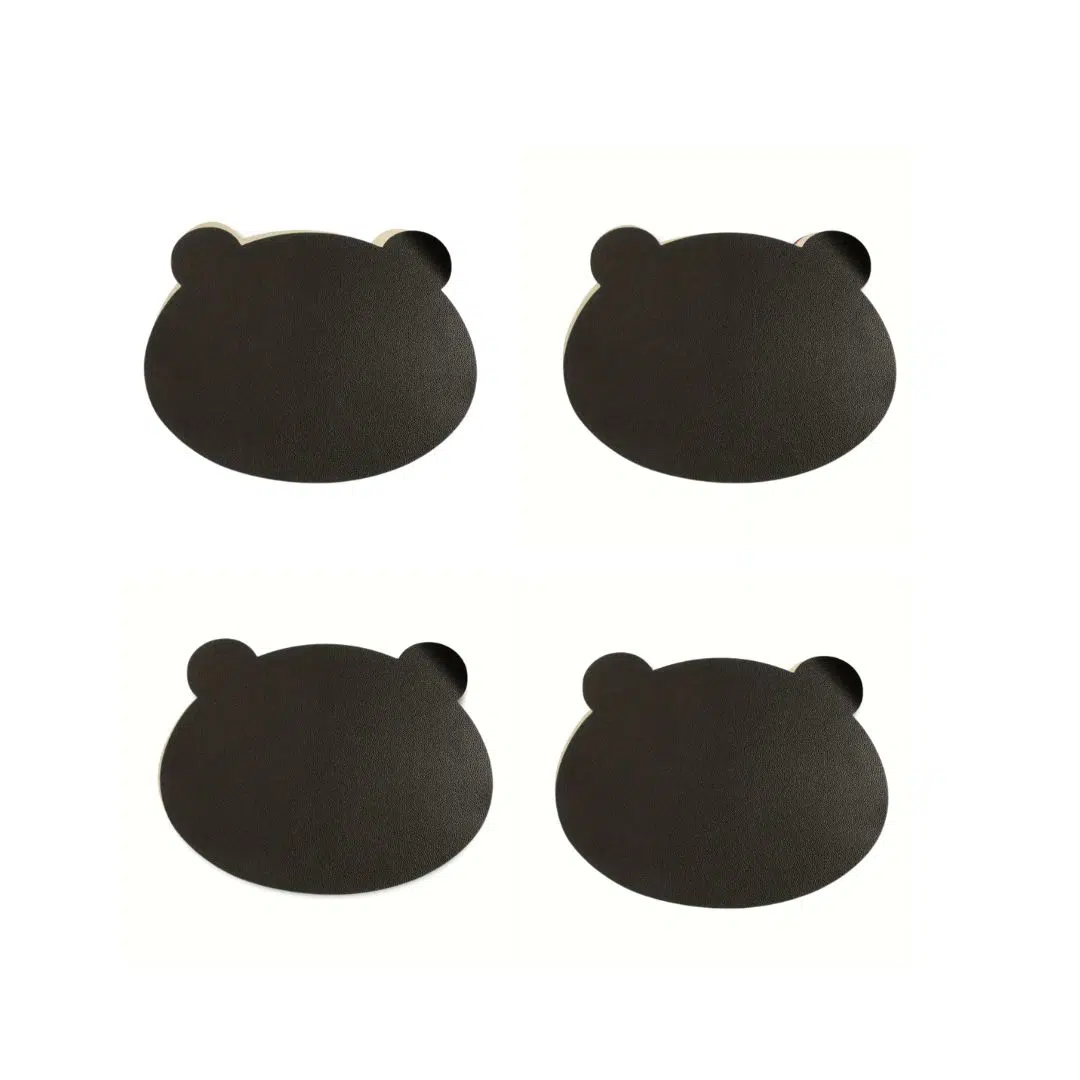 Ensemble de 4 Sets de Table Amusants en Forme d’Ours