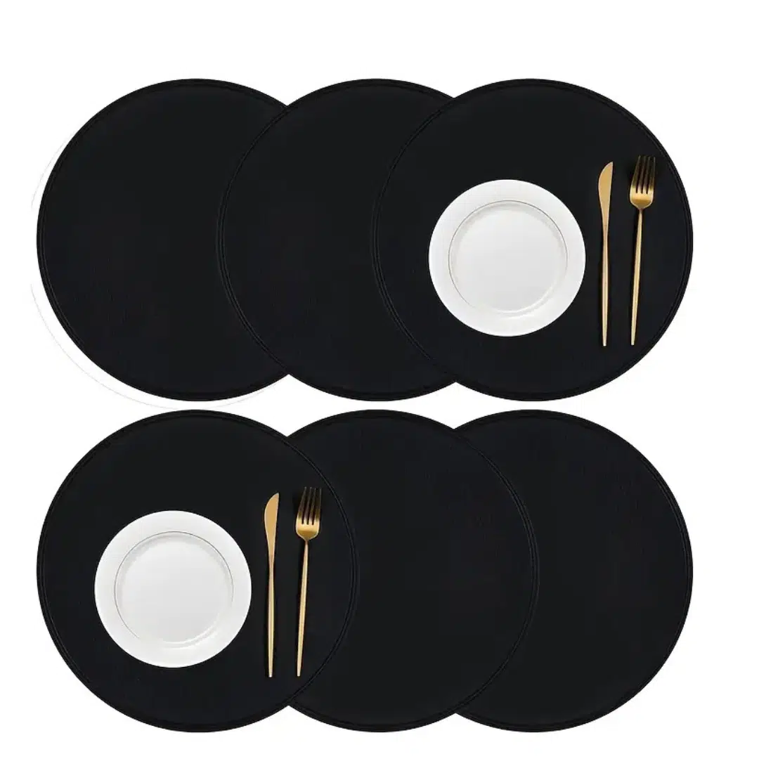 Ensemble set de table 6 pieces ronde