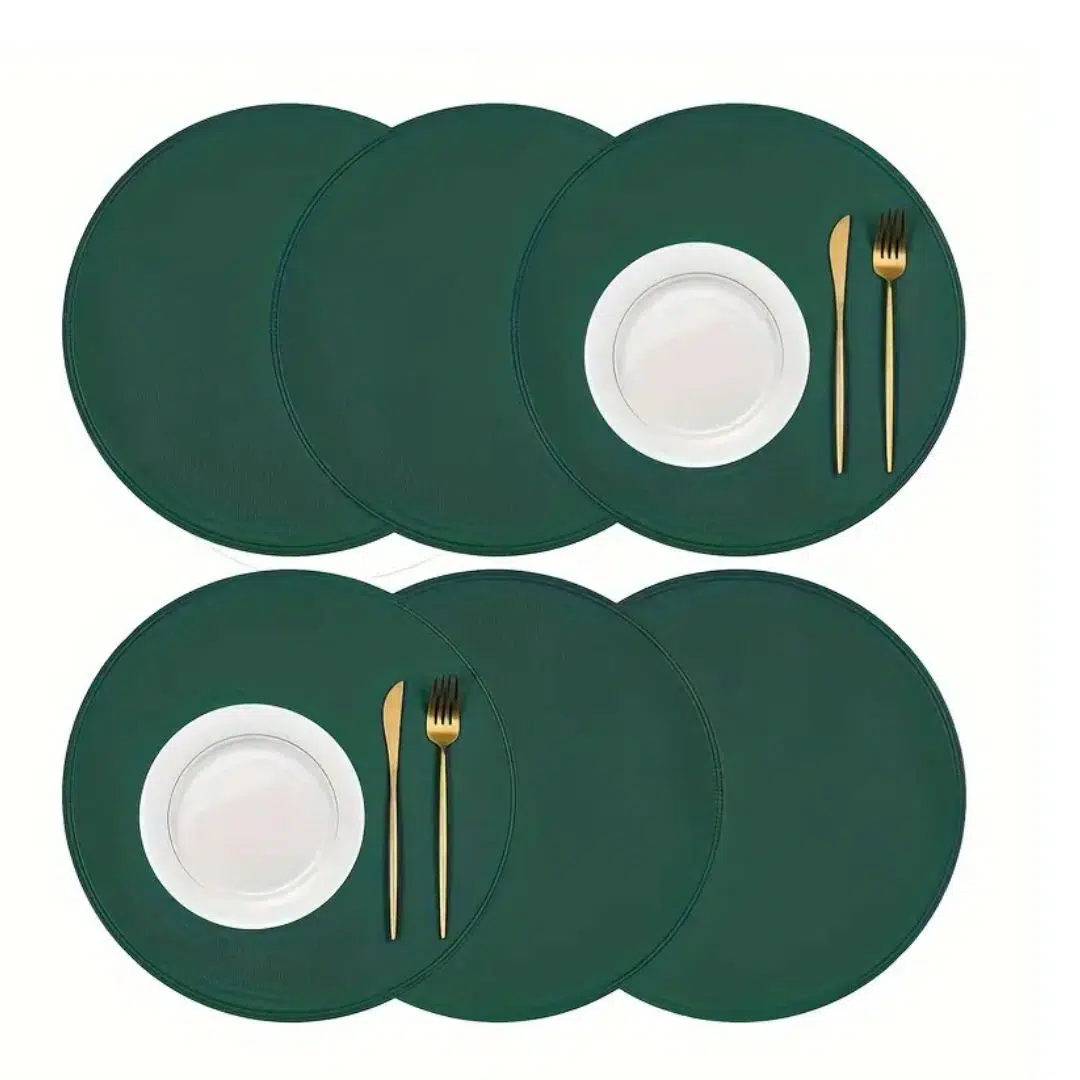 Ensemble set de table 6 pieces ronde