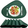 Ensemble de 6 Sets de Table Élégants en Cuir PU