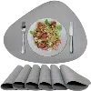 Ensemble de 6 Sets de Table Élégants en Cuir PU