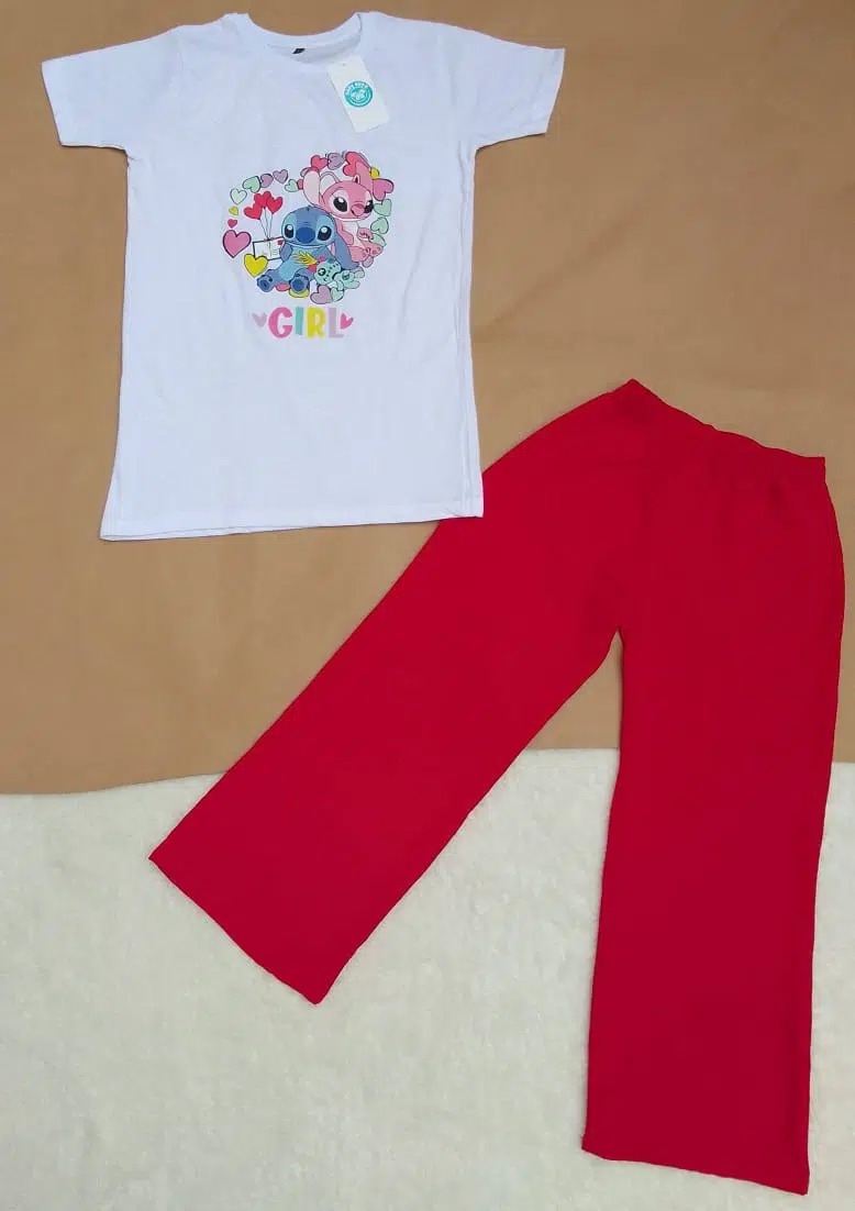 Ensemble Fillette rose Fushia