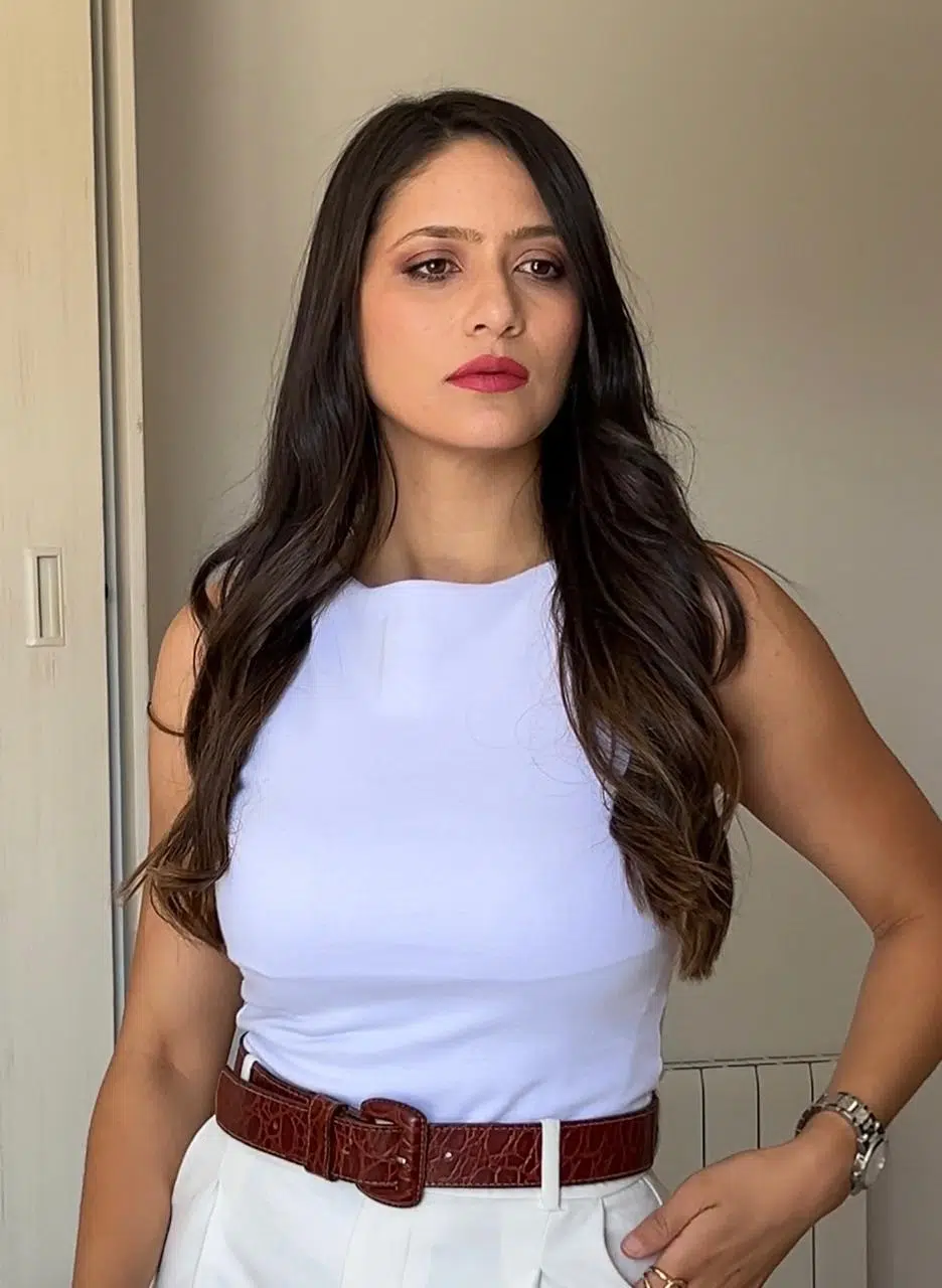 Débardeur long pour femme en coton avec lycra