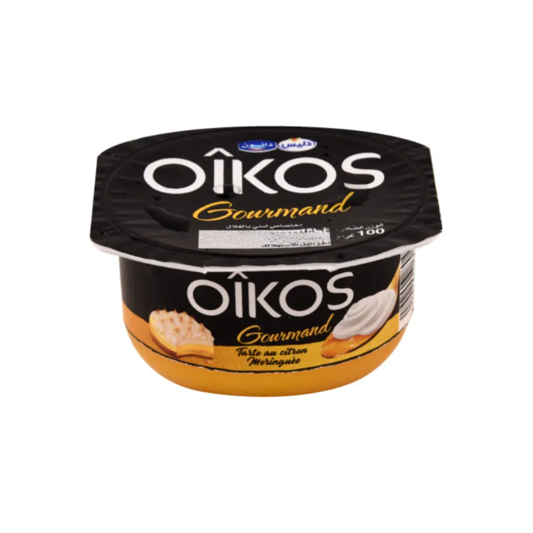 YAOURT A LA GRECQUE TARTE AU CITRON 100 GR OIKOS