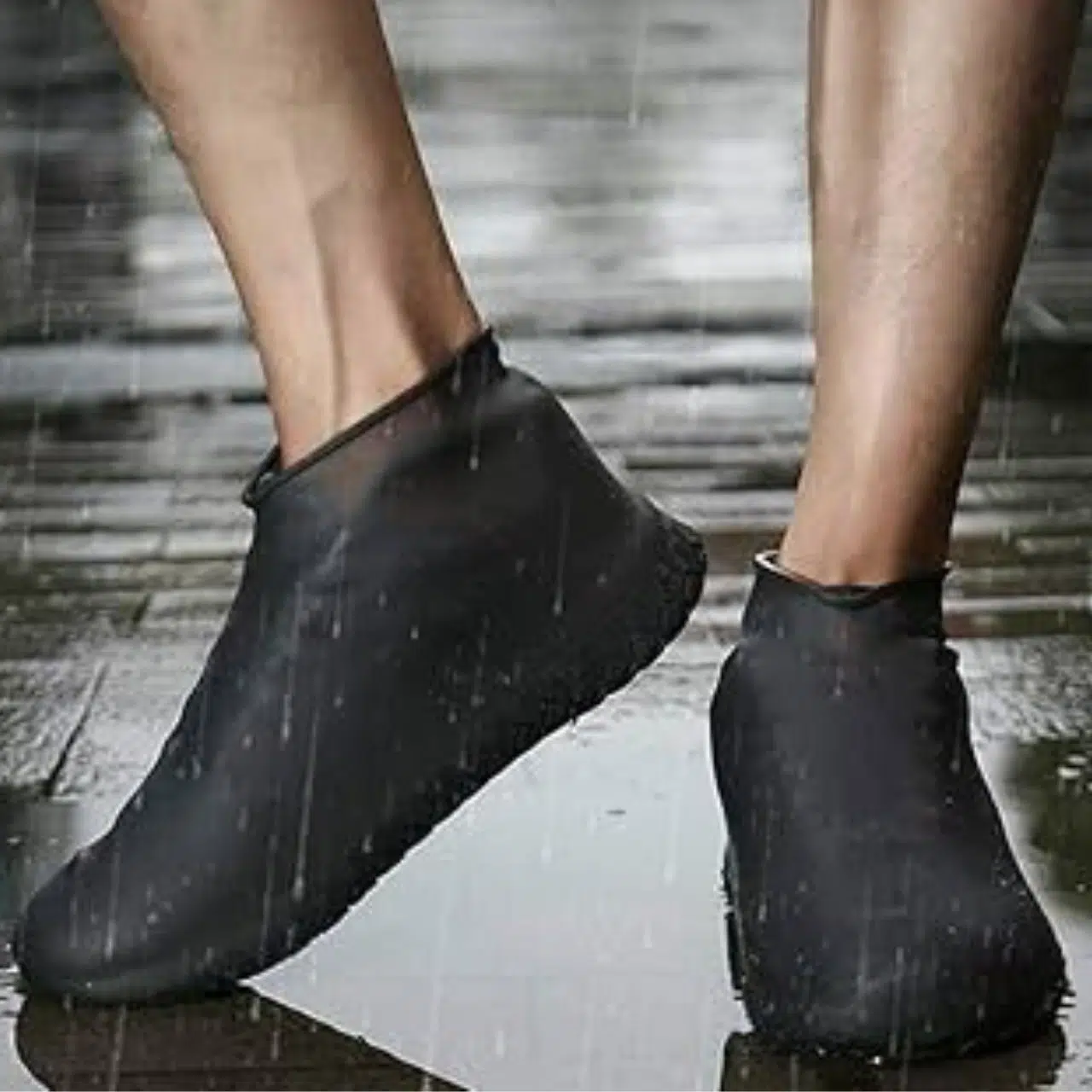 Couvre-Chaussures De Pluie Réutilisables  |أحذية المطر  مقاومة للماء  سيليكون