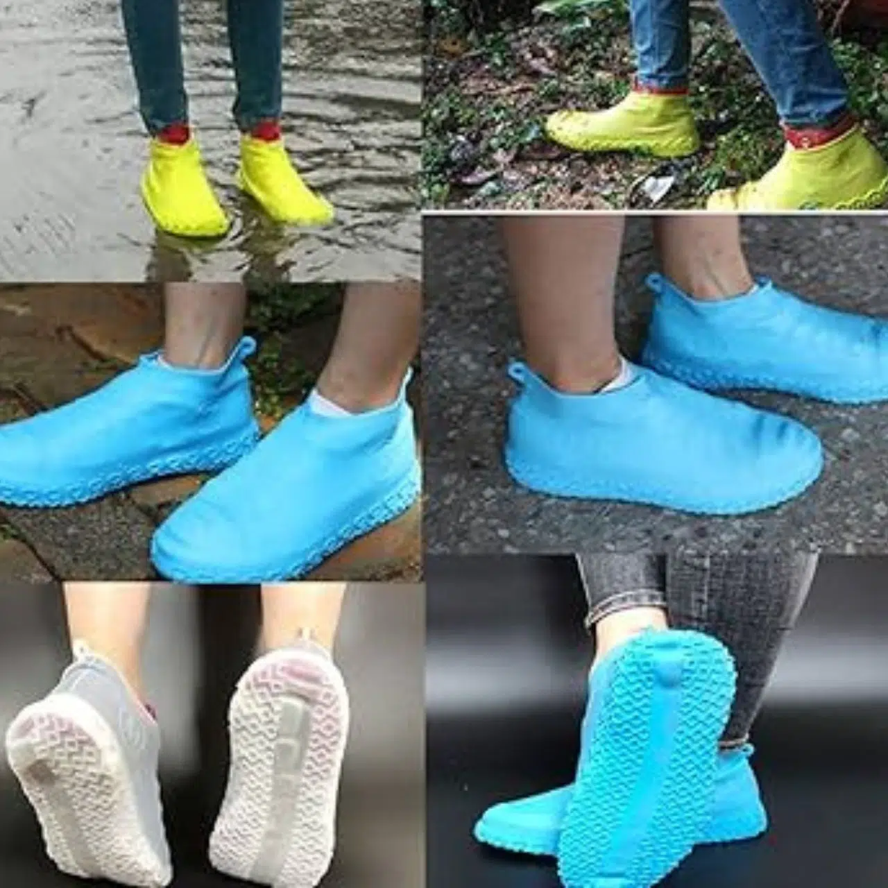 Couvre-Chaussures De Pluie Réutilisables  |أحذية المطر  مقاومة للماء  سيليكون