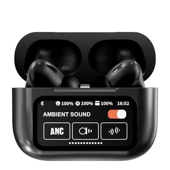 Airpod A9 pro avec Ecran tactile -Noir