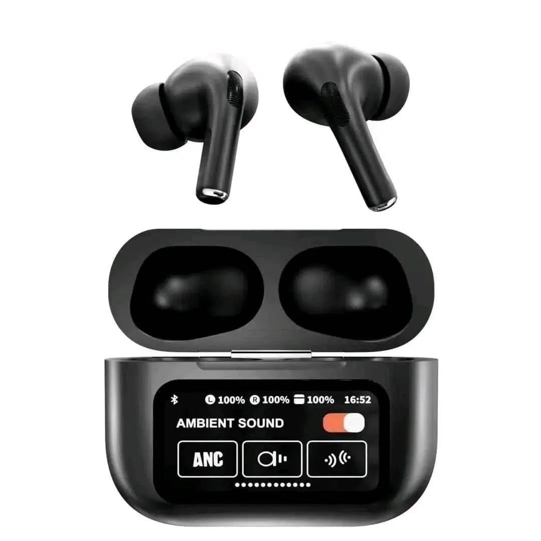 Airpod A9 pro avec Ecran tactile -Noir