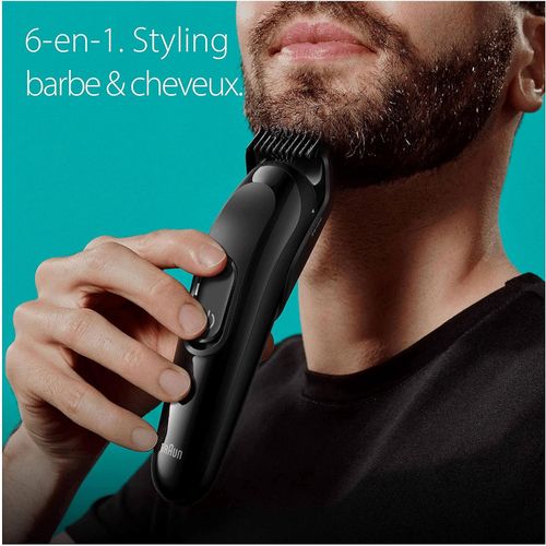 Braun Tondeuse multifonctions 6 en 1 - MGK3410 - acier inoxydable - 13 réglages