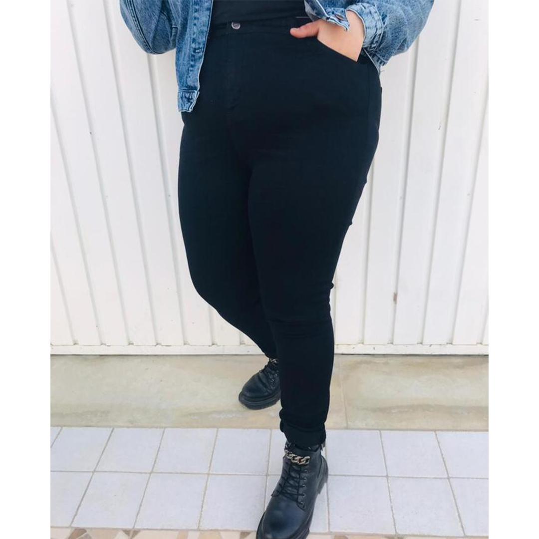 PANTALON FEMME GT NOIR SIMPLE SLIM