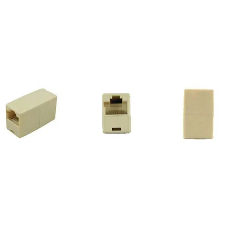 Adaptateur Connecteur RJ45 vers RJ45 Blanc