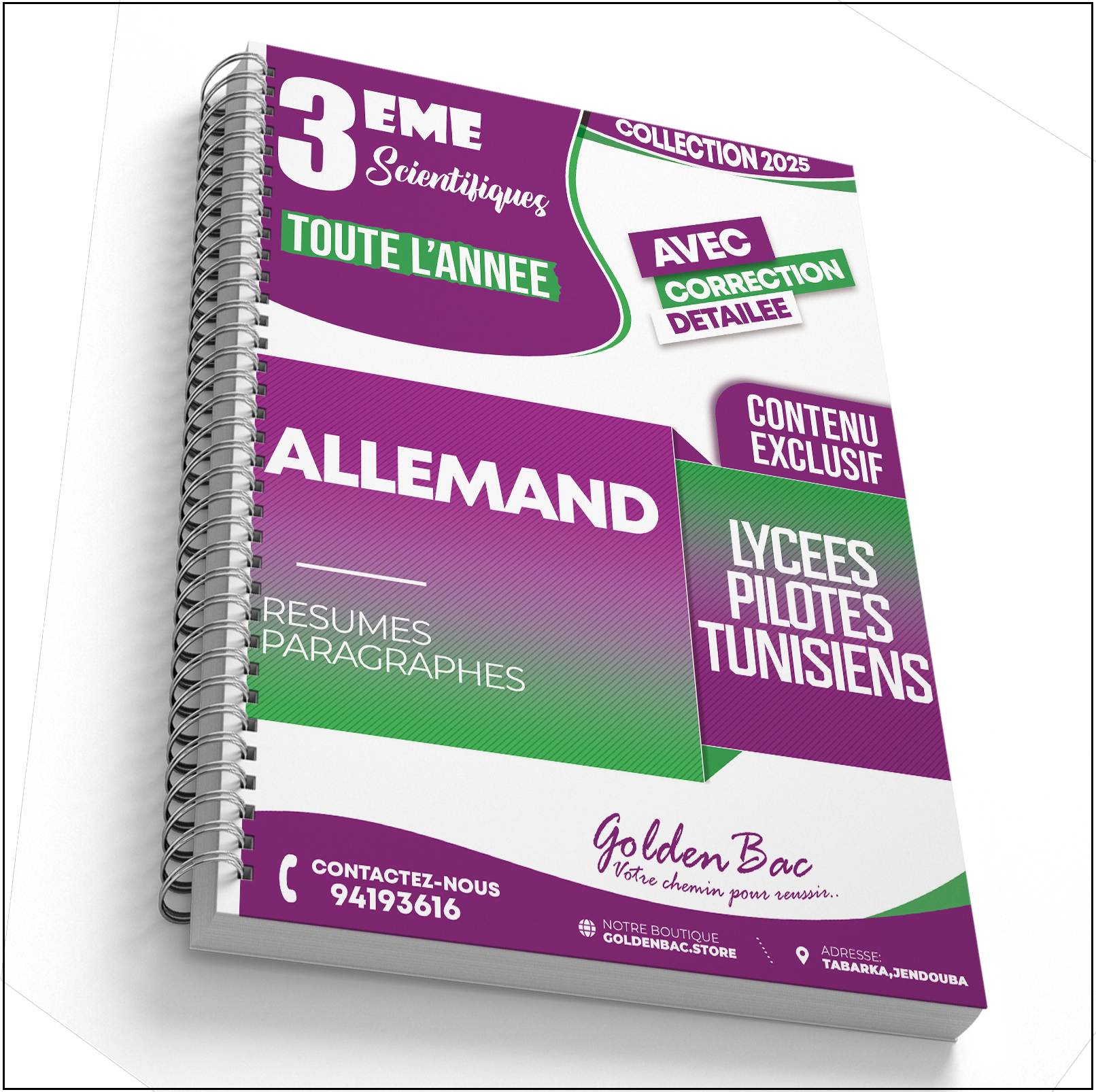 LIVRE ALLEMAND - TOUTE LANNEE - 3EME ANNEE