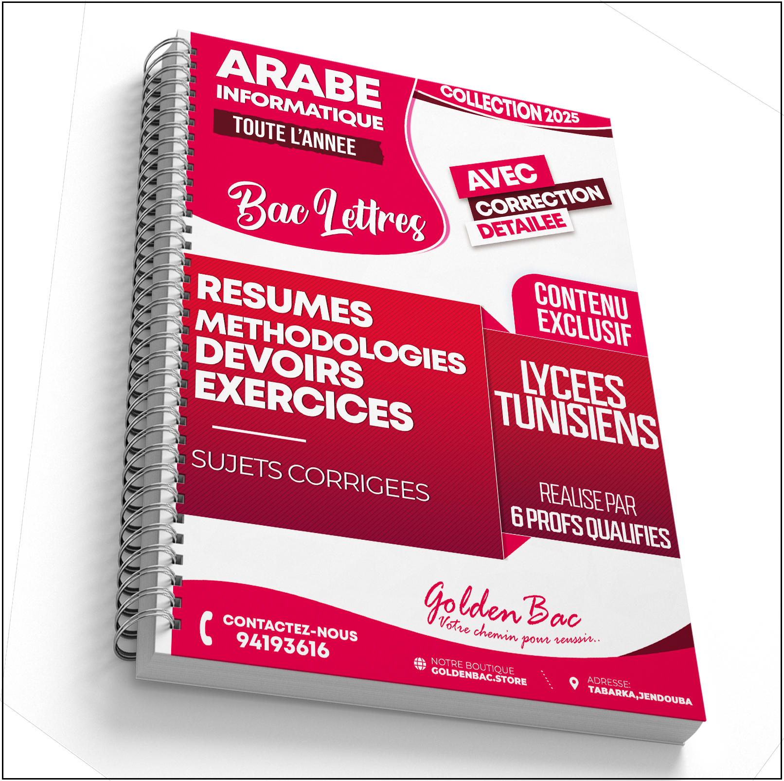 ARABE+INFORMATIQUE- TOUTE LANNEE - BAC LETTRES