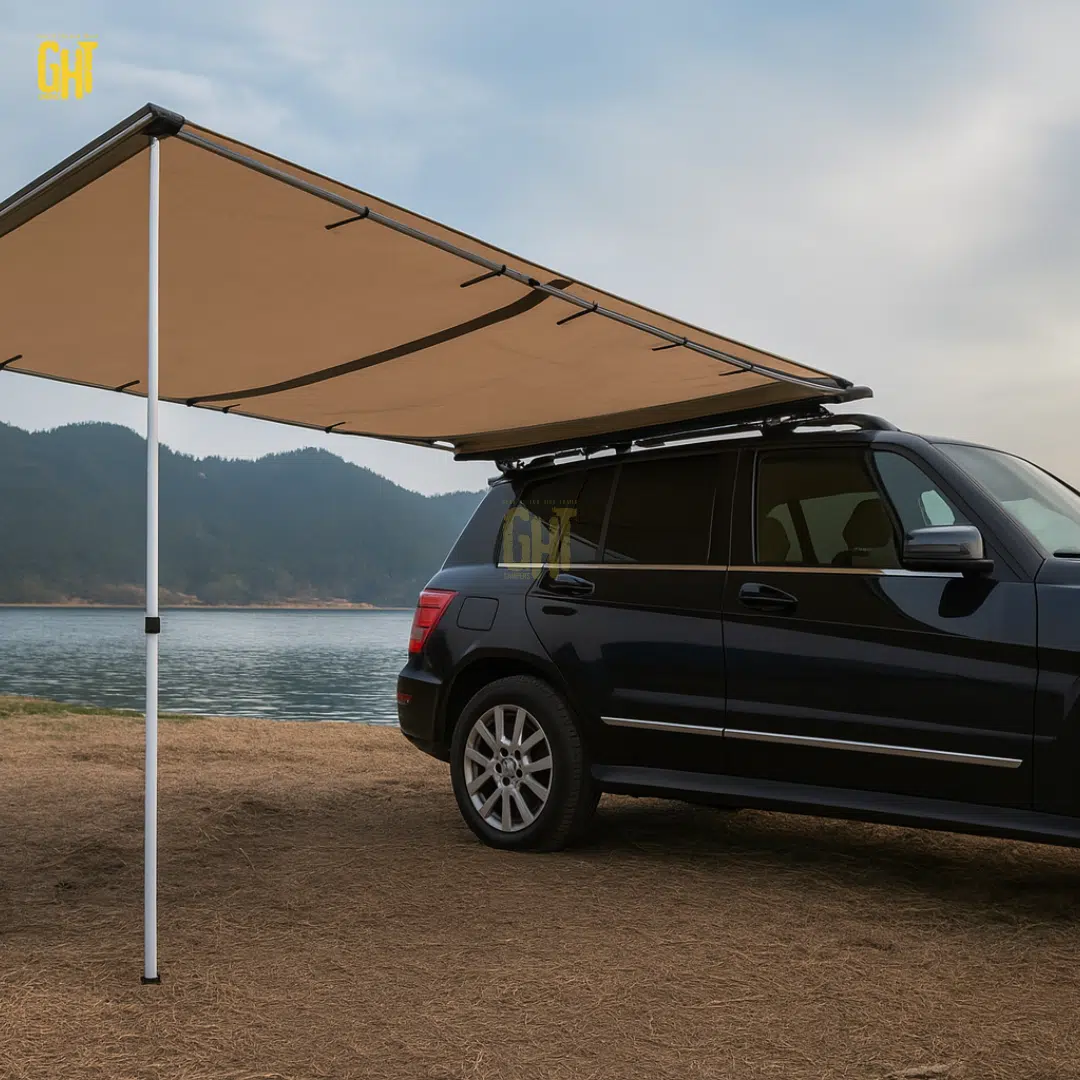 Auvent Latéral de Voiture avec Bande LED – JETSHARK