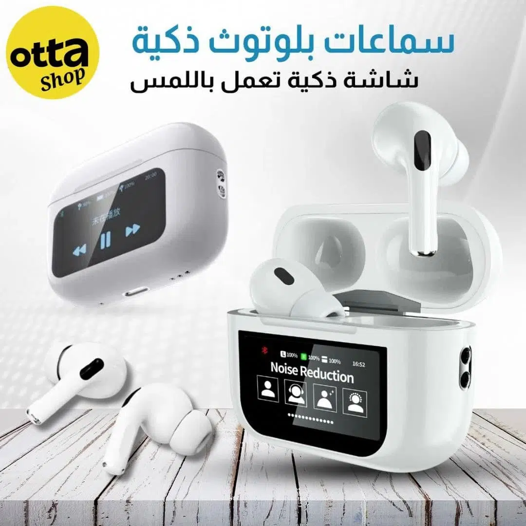 Airpod A9 pro avec Ecran tactile -Blanc