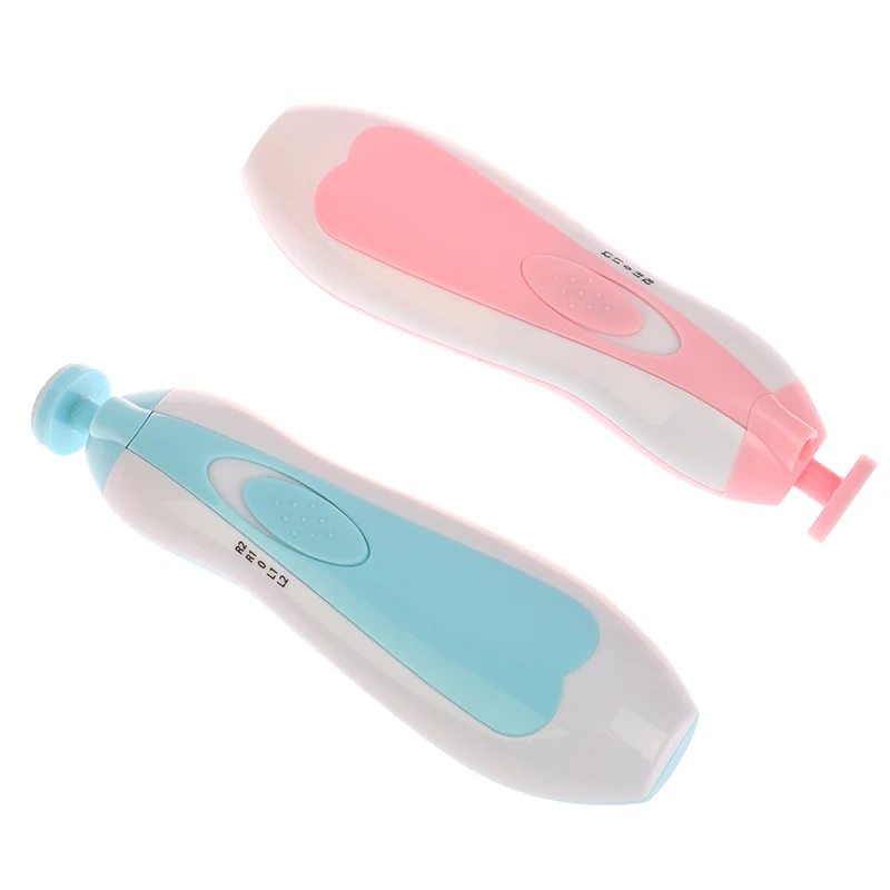 Coupe-ongles électrique 8 en 1 pour bébé, lime à ongles électrique avec lumière, kit de soins des ongles pour bébé avec 6 têtes de meulage pour tous les âges